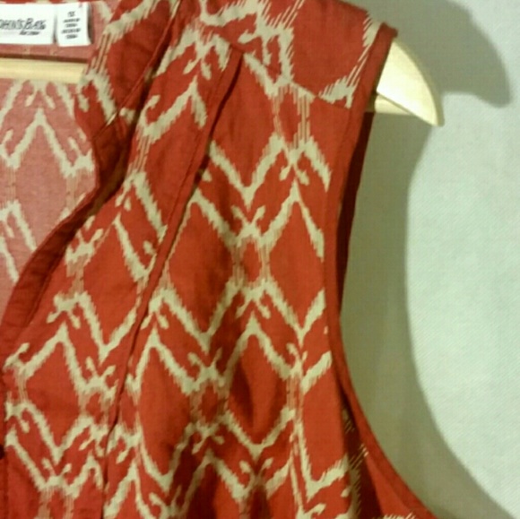 EUC ST. JOHN'S BAY Rust print tank - Picture 2 of 6